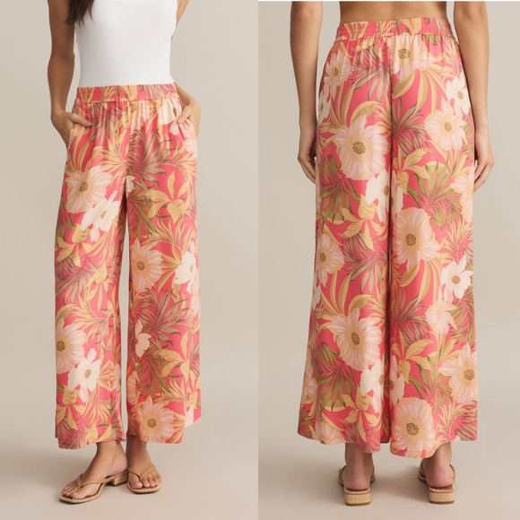 NWT Z Supply Dante Barra Tropic Pant Size Small Wide Leg Boho Fairy